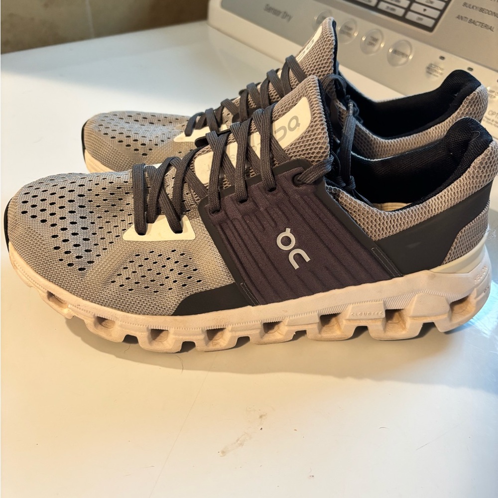 On Running Women's Black and Gray Running Shoes